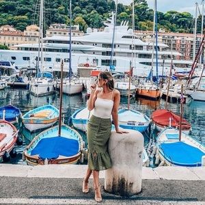 COPY - Green Polka Dot Skirt